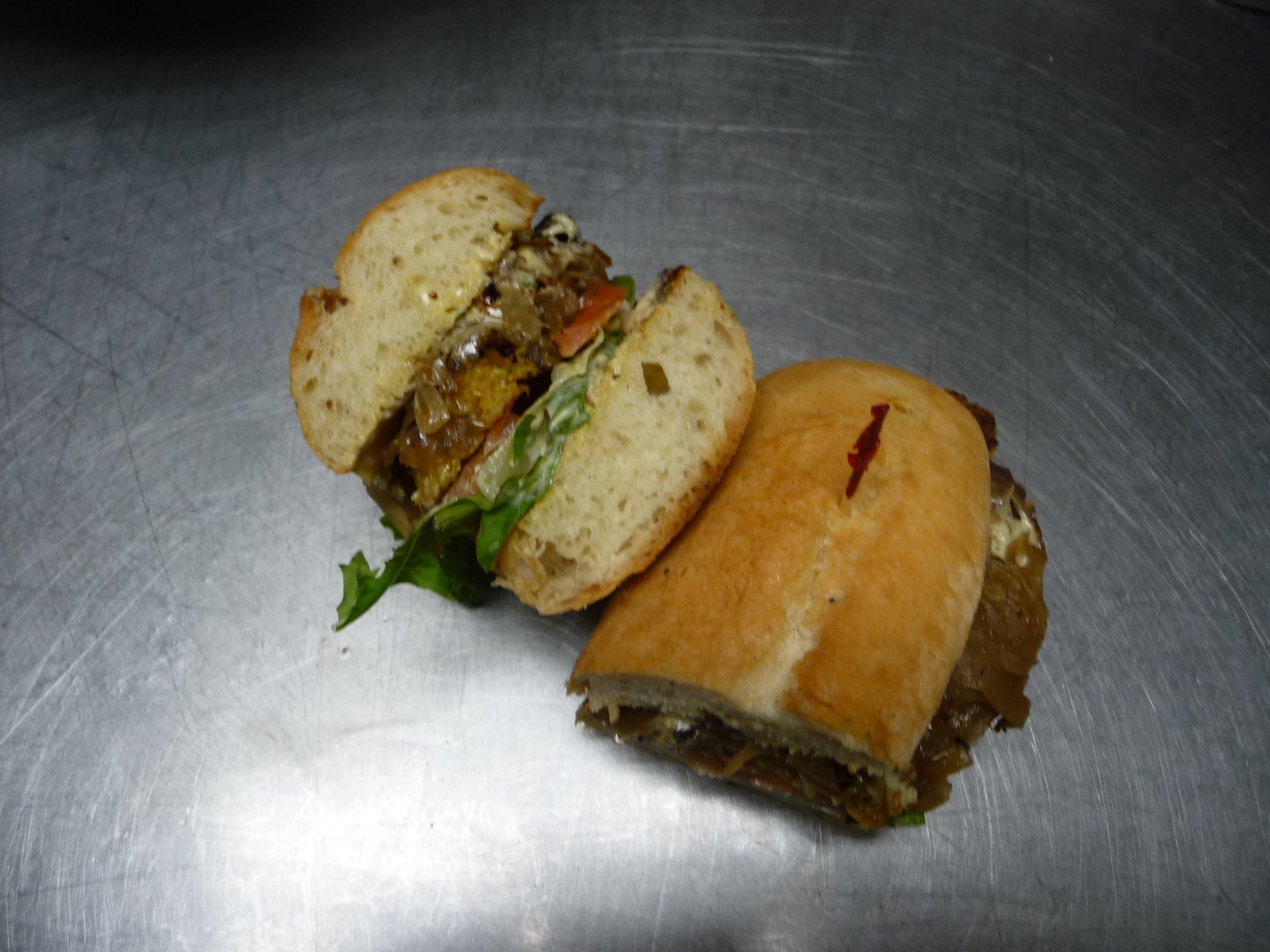 Veggie Burger Brew Bakers